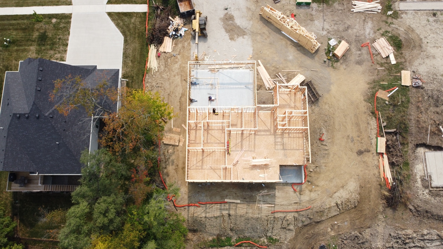 Framing from above